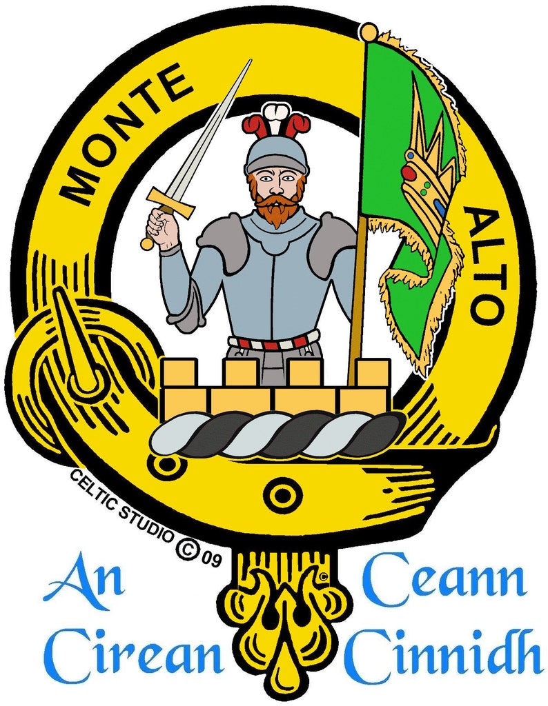 Mowat Clan Crest Kilt Pin Scottish Pin ~ CKP02