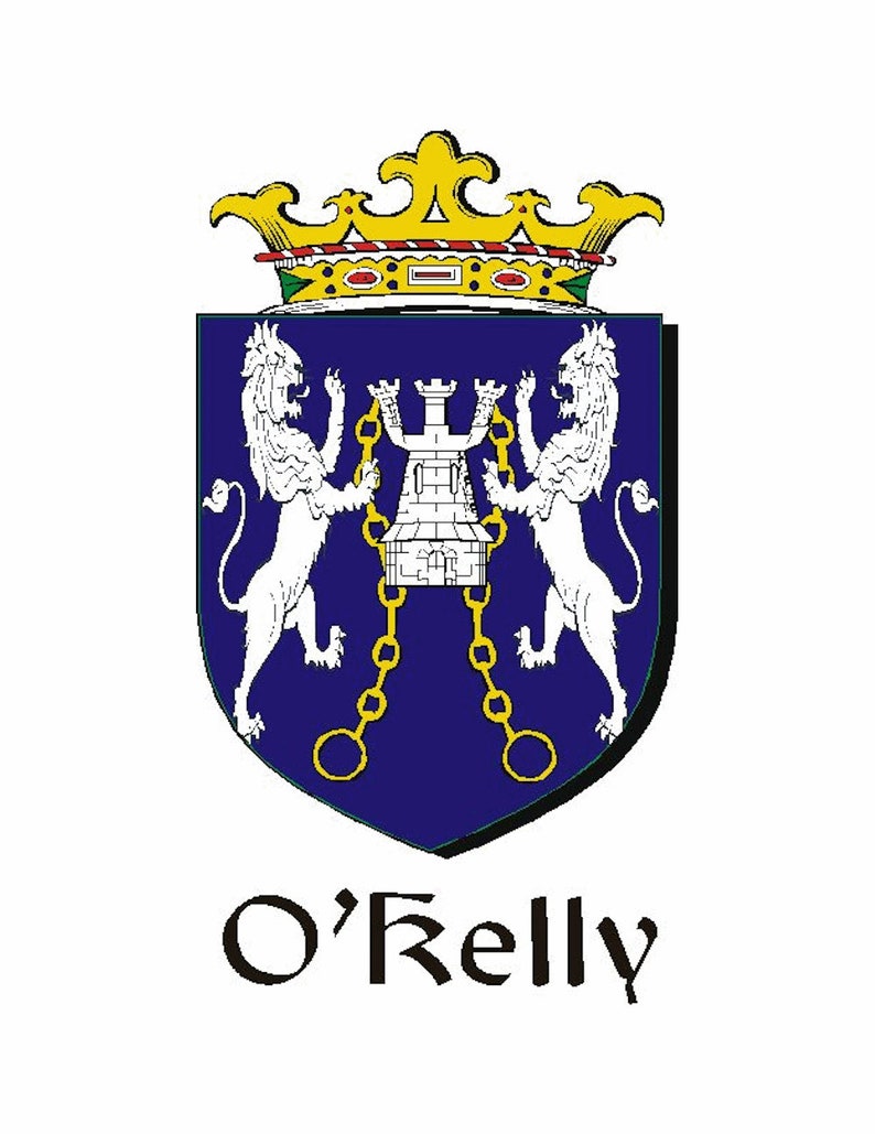 Genuine Leather Kelly Irish Coat of Arms Sporran