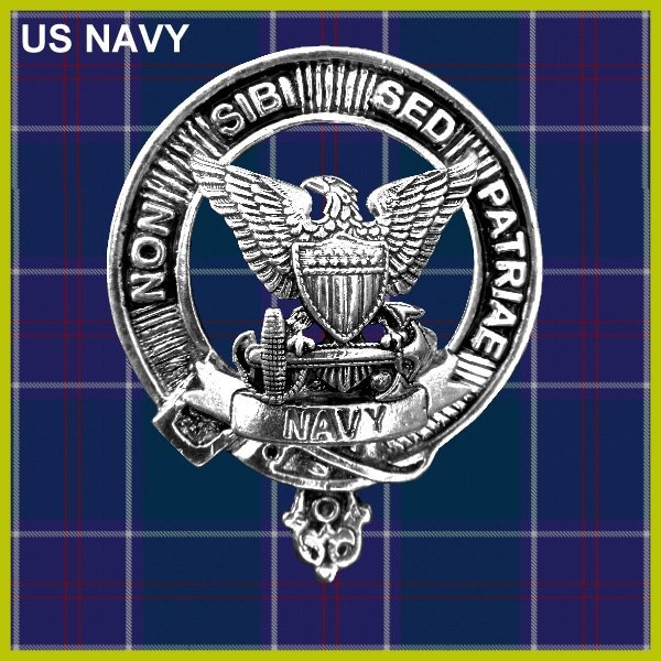 US Navy Scottish Cap Badge CB02