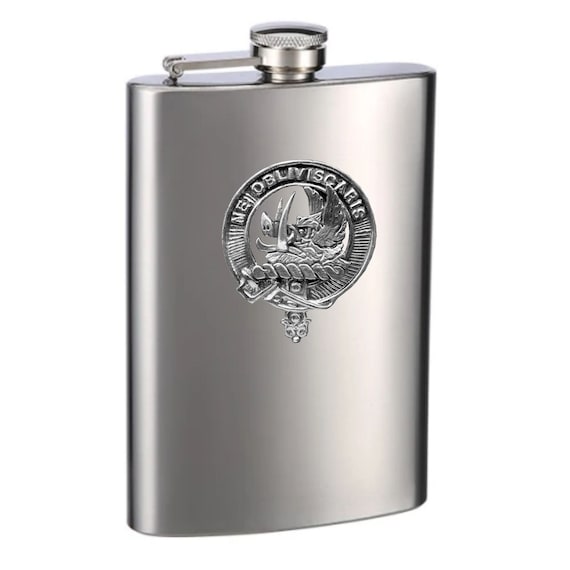 8oz Badge Stainless Steel Flask 8oz Badge Stainless Steel Flask