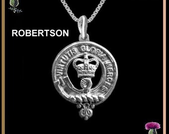 Robertson  Clan Crest Scottish Pendant CLP02