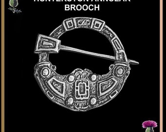 Hunterston Scottish Brooch Annular - Sterling Argent