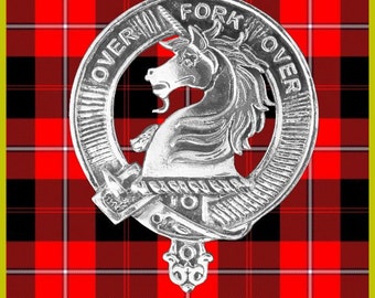 Cunningham Clan Crest Scottish Cap Badge CB02