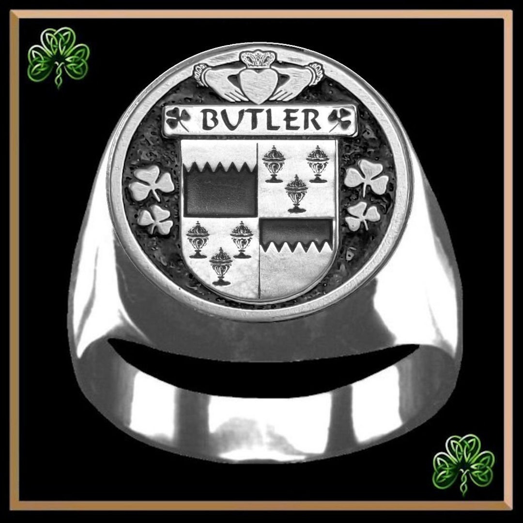Butler Irish Coat of Arms Gents Ring IC100 - Etsy