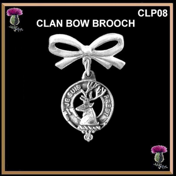 Fraser Lovat skotsk klan rosettbrosch