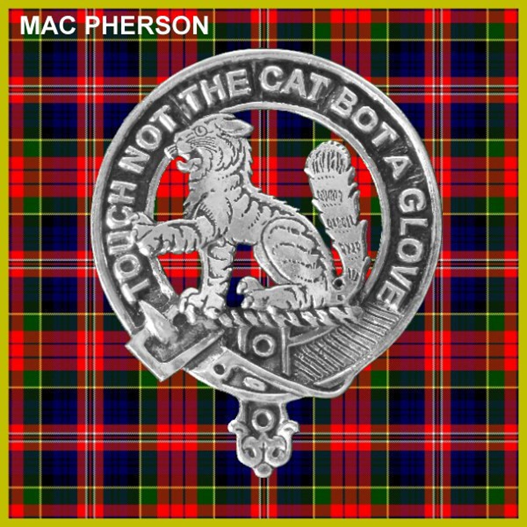 Macpherson Clan Crest Scottish Cap Badge CB02 Etsy