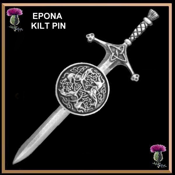 Epona Zoomorphic Large Kilt Pin