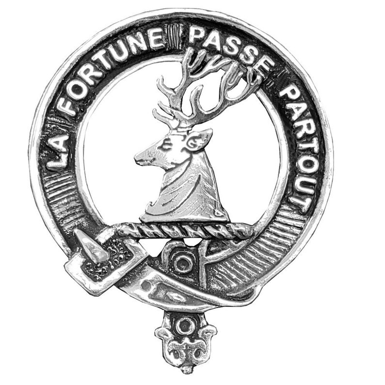 Rollo Clan Crest Scottish Cap Badge CB02