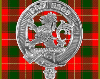 MacFie Clan Crest Scottish Cap Badge CB02