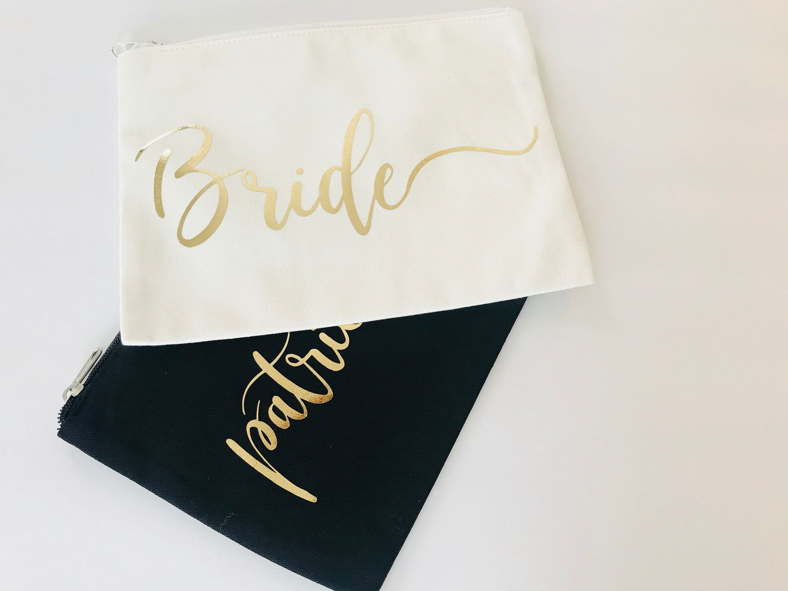 Bride Canvas Make Up Bag Toiletry bag Bride cosmetic bag Etsy