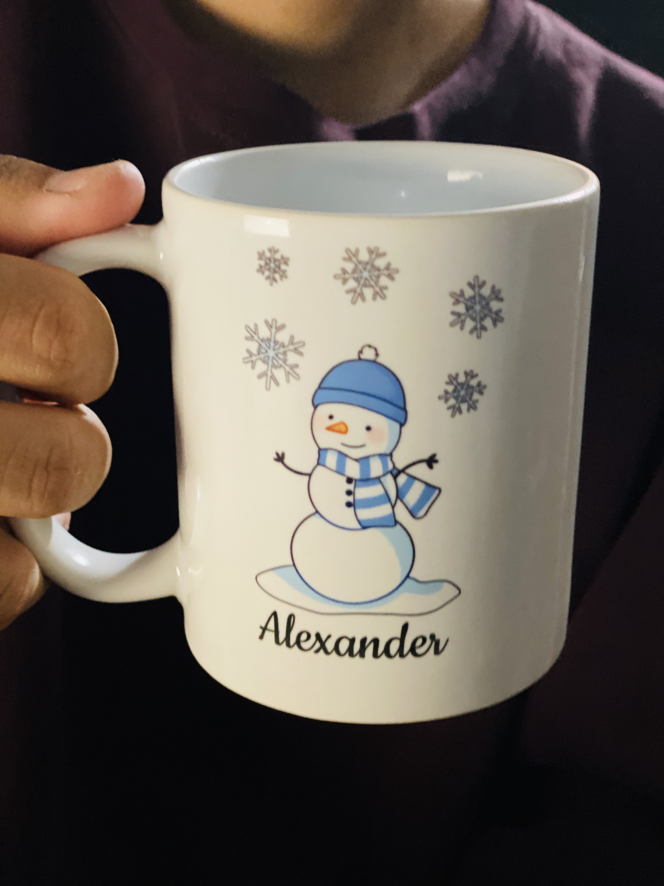 Personalized Hot Chocolate Mugs Funny Christmas Mug Snowman | Etsy
