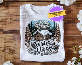 Winter Vibes, Winter Basics PNG Sublimation Design Download UVDTF Shirt Sticker Png ONLY Bougie Boojee Design, T-shirt Sweatshirt