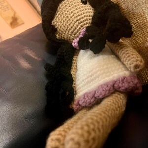 Muñeca de crochet, muñeca de peluche de crochet, juguete de peluche, regalo único, juguetes de crochet, regalo de cumpleaños, regalo para niños, regalo para amantes de las muñecas