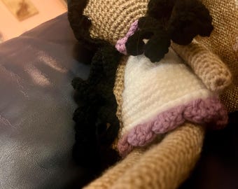 手作りかぎ針編み人形、ぬいぐるみ、ドラ