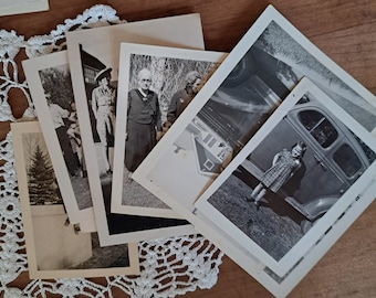 Vintage/Antique Black and White Photos - Lot of 10