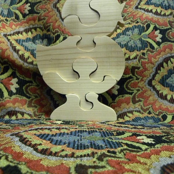 Wooden Chicken Puzzle