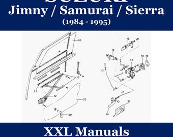 SUZUKI Jimny / Samurai / Sierra SJ413 JA51 # XXL Workshop Manual