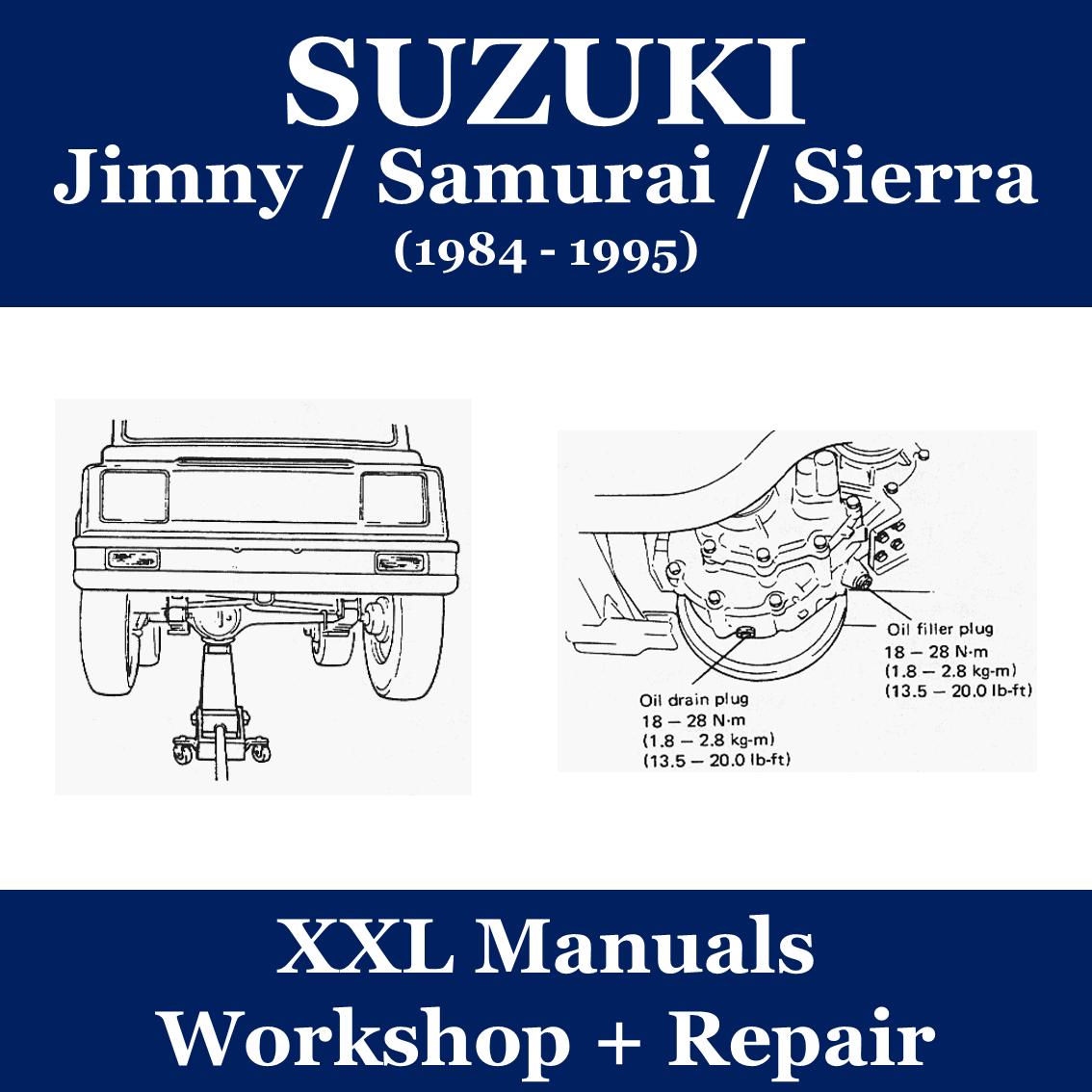 SUZUKI Jimny / Samurai / Sierra SJ413 JA51 # XXL Workshop Manual