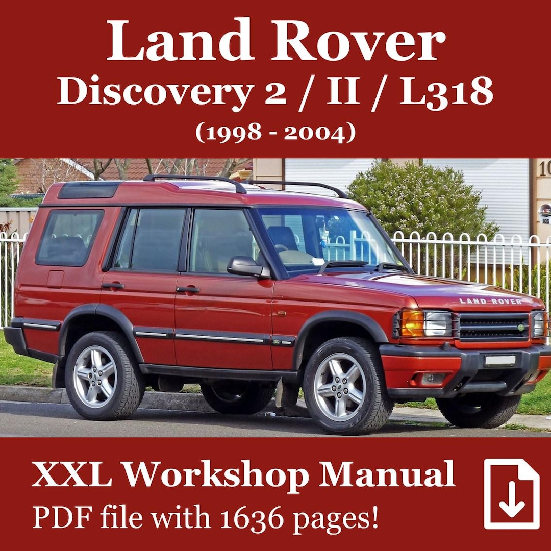 Land Rover Discovery 2 II (chassis Code L318, Model Years 1998–2004 ...