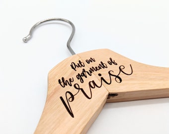 Custom engraved hangers - Bible verses - Personalized hanger - Wedding hanger - wooden engraved hanger - Special occasion hanger