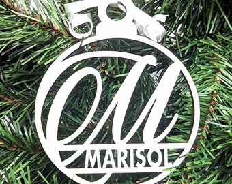 Digitale SVG bestand / aangepaste ornament / hout ornament / plaats instelling / boom ornament / gift tag / Naam ornament / aangepaste / SVG bestand