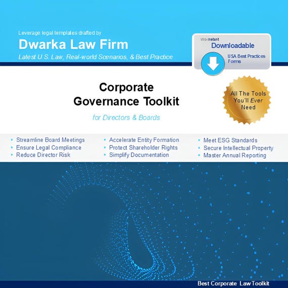 Corporate Governance Document Template