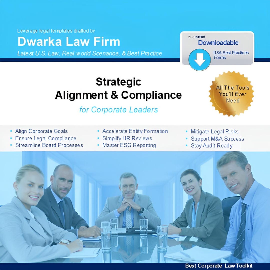 Strategic Objective Alignment Framework Bundle for Corporate Compliance ...