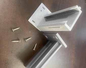 Drawer Slide Rear Mounting Brackets For All Standard Epoxy Drawer Slides, Choose Your Size, Made to order.