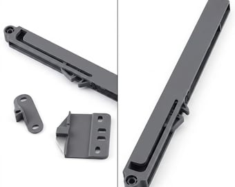 Make your drawer soft closing with this Soft close Drawer Adapter. Plastic Adapter with spring slowing mechanism. Universal for any drawers