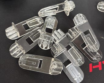 White or Clear Locking Shelf Supports - 100pc, Choose Diameter and Thickness of shelf itself