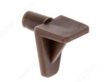 Plastic Shelf Supports - 99Pc, Choose Pin  Diameter 5mm or 1/4"  283.63.411 Choose Color