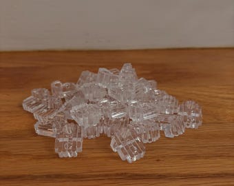 Standard Mirror Clip Holder Support, Clear Offset 3/16"
