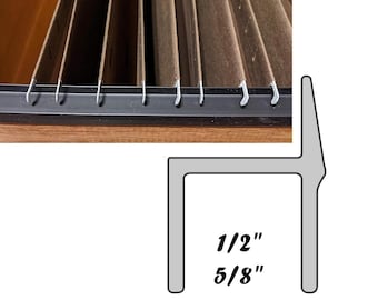 Custom 3D Printed Plastic Hanging File Rail - Made to Order 2pcs 24" Long For One Drawer, you can trim to fit or I can Cut your size Free