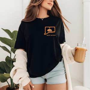 Capitale mondiale de la pizza New Haven, Connecticut T-shirt souple unisexe