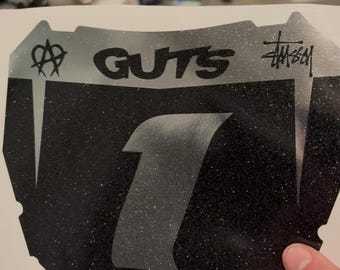 Customizable odi plate decal