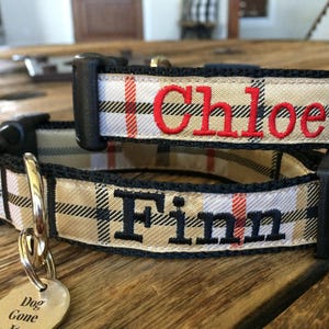 1 Personalized Dog Lead. Personalized Dog Leash. Designer dog leash, Dog Gone It. Embroidered Dog Leash. Custom Dog Leash image 4