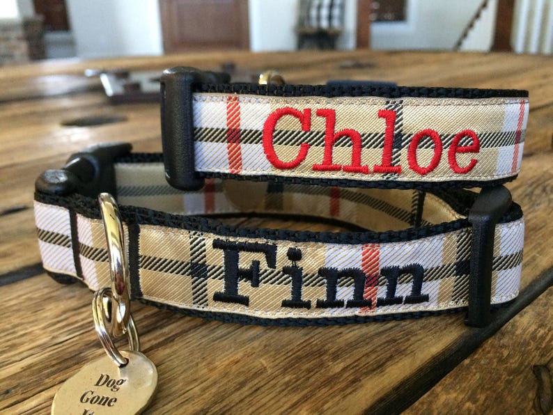 1 Personalized Dog Lead. Personalized Dog Leash. Designer dog leash, Dog Gone It. Embroidered Dog Leash. Custom Dog Leash image 4