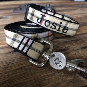 1 Personalized Dog Lead. Personalized Dog Leash. Designer dog leash, Dog Gone It. Embroidered Dog Leash. Custom Dog Leash image 6