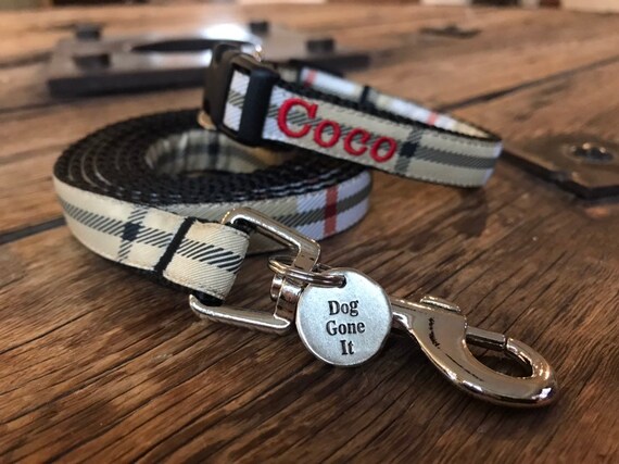 burberry dog collar