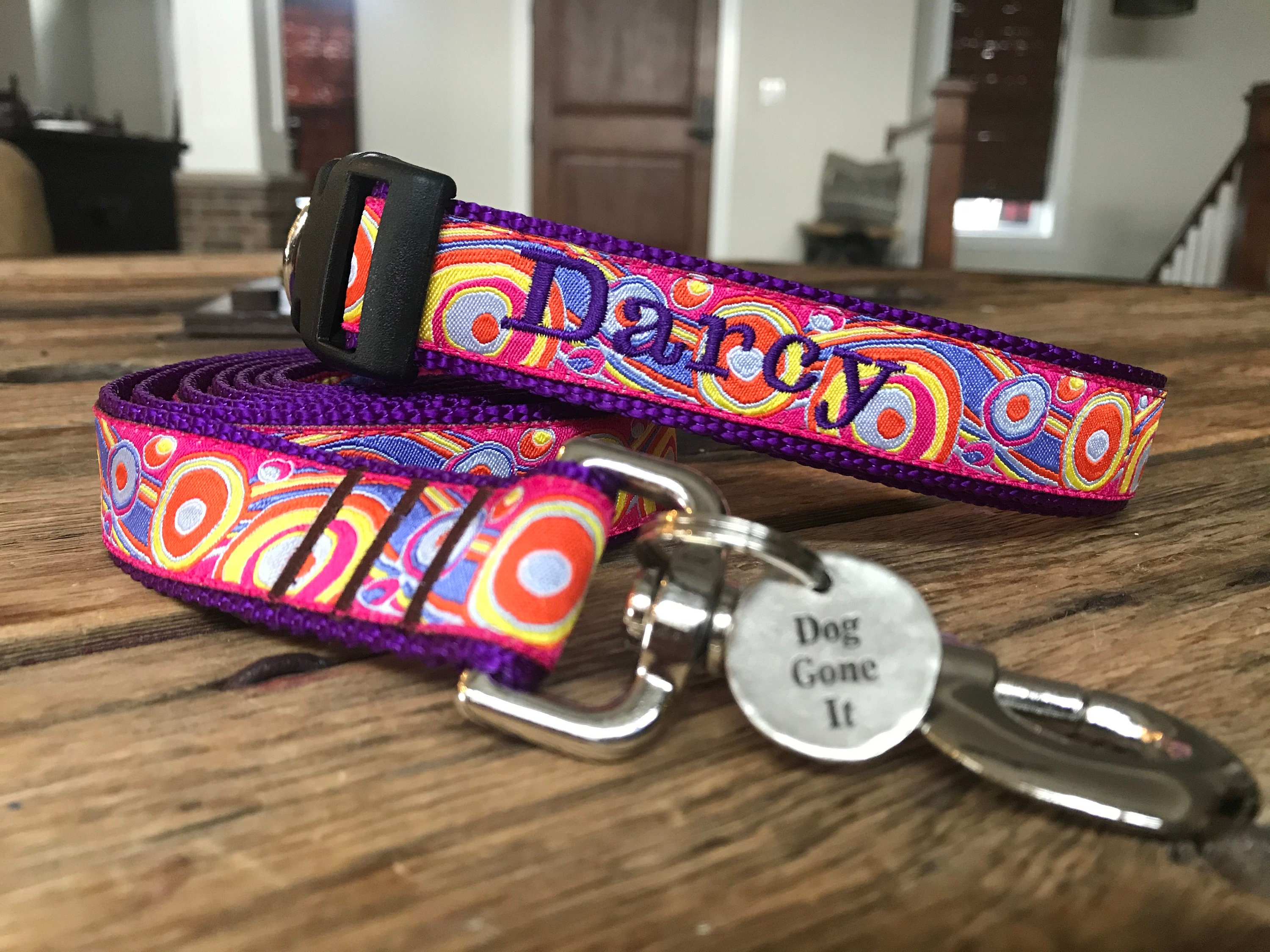 1 Width Personalized Dog Collar Custom Dog Collar Etsy