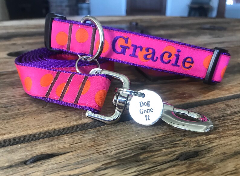 1 Width Personalized Dog Collar Custom Dog Collar Etsy