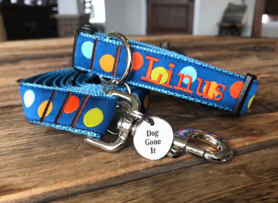 1 Width Personalized Dog Collar Custom Dog Collar Etsy