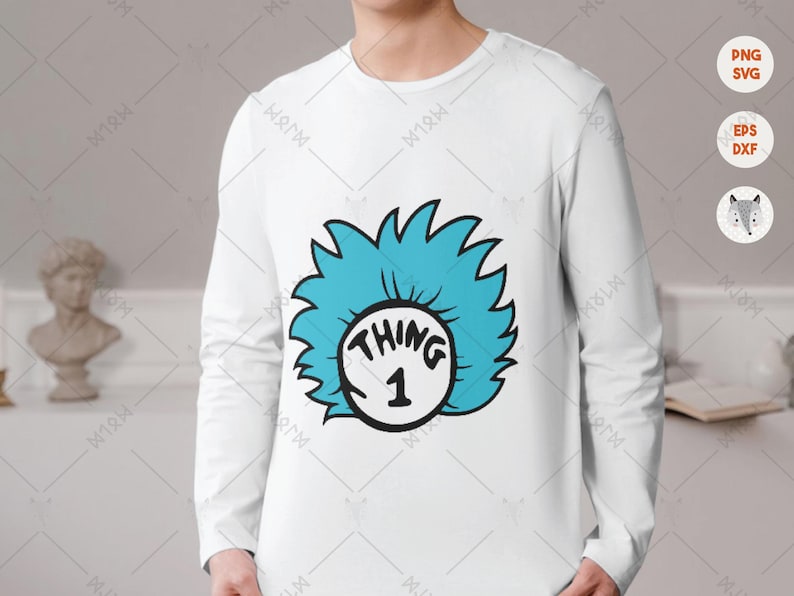 thing 1 thing 2 svg