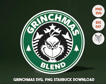 Grinchmas Starbucks Coffee SVG Bundle (Digital Download)