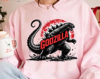 Godzila SVG Design Dinosaur Clipart (Digital Download)
