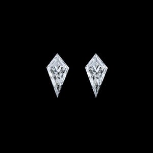 0.20 CT to 3.0 CT IGI Certified Loose Kite Shape Lab Grown Diamond for Studs & Pendants, Loose Kite Fancy Shape Diamonds for Jewelry