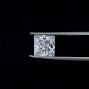 2,0 tot 5,0 mm Princess Cut Lab Grown Diamond voor ringen en hangers, prinsesvorm fancy diamant in E/F-kleur - VVS/VS zuiverheid voor stekers