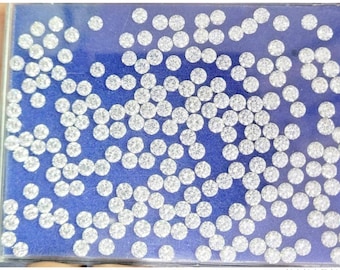Diamante suelto de corte redondo cultivado en laboratorio de 4,0 mm a 5,0 mm para joyería, diamantes CVD sueltos de corte redondo de color E-F con pureza VVS/VS para joyería