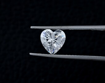 IGI Certified  0.25 CT to 3.0 CT Loose Heart Shape Lab Grown Diamond for Studs & Pendants, Heart Fancy Shape Diamonds for Jewelry