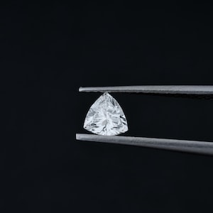 Diamante certificato IGI taglio trilione coltivato in laboratorio per anelli, diamanti CVD taglio trilione da 0,25 a 3,0 ct per gioielli, orecchini a lobo con diamanti taglio trilione